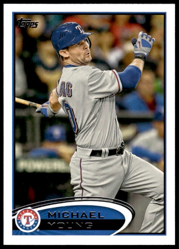 2012 Topps Michael Young #55 (Front)