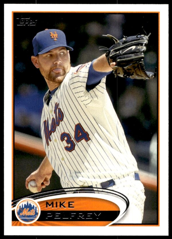 2012 Topps Mike Pelfrey #214 (Front)