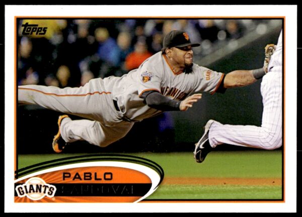 2012 Topps Pablo Sandoval #185 (Front)