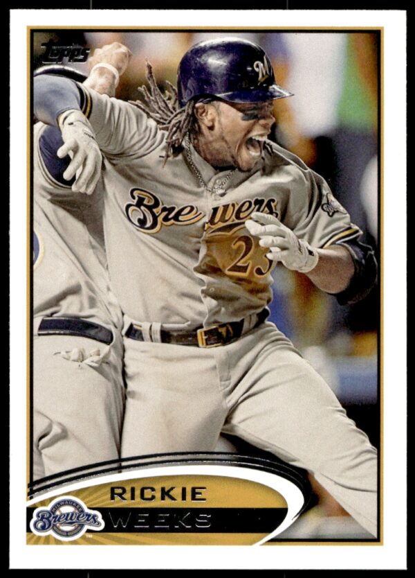 2012 Topps Rickie Weeks #492 (Front)