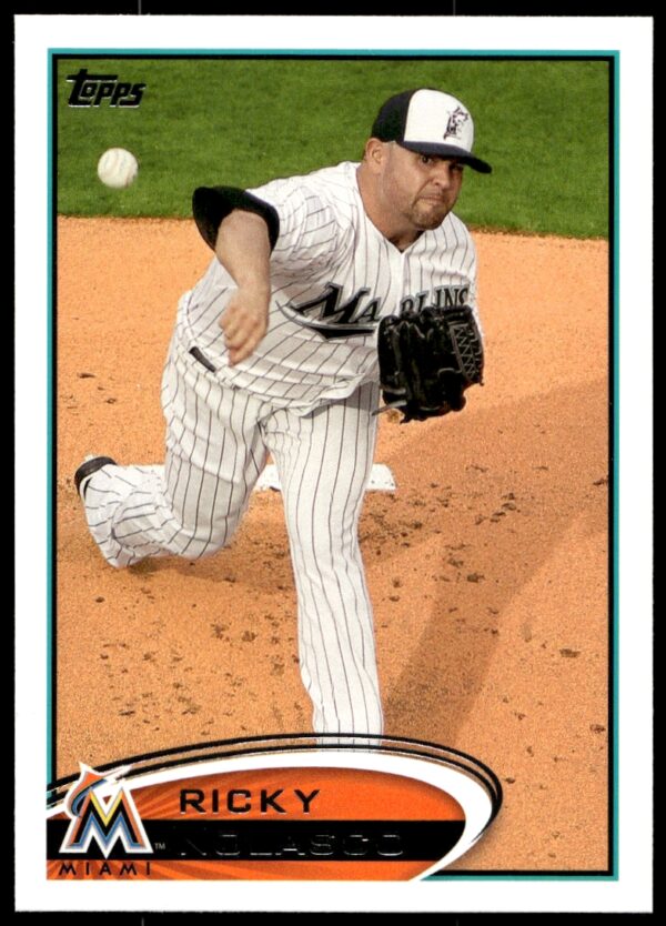 2012 Topps Ricky Nolasco #322 (Front)