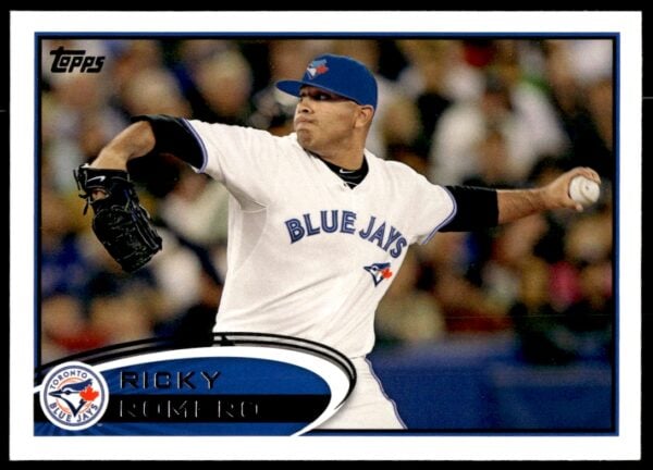 2012 Topps Ricky Romero #594 (Front)