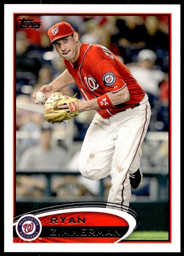 2012 Topps Ryan Zimmerman #386 (Front)