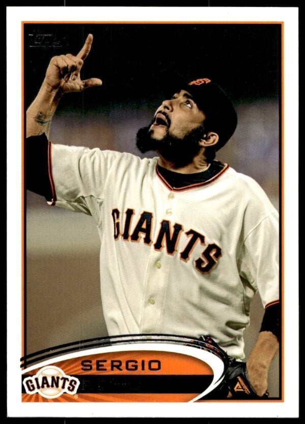 2012 Topps Sergio Romo #379 (Front)