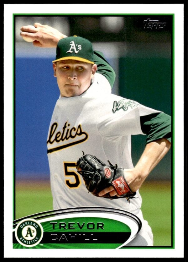 2012 Topps Trevor Cahill #2 (Front)