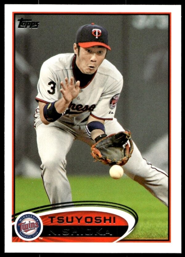 2012 Topps Tsuyoshi Nishioka #411 (Front)