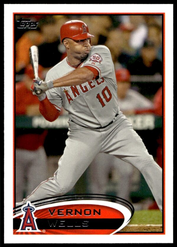 2012 Topps Vernon Wells #13 (Front)