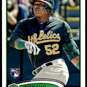 2012 Topps Yoenis Cespedes #396 (Front)