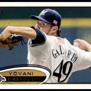 2012 Topps Yovani Gallardo #654 (Front)