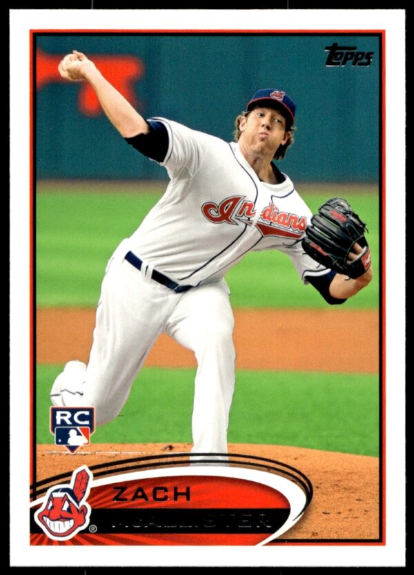 2012 Topps Zach McAllister #570 (Front)