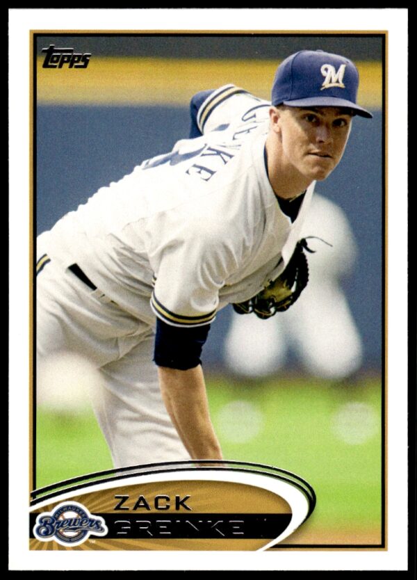 2012 Topps Zack Greinke #210 (Front)