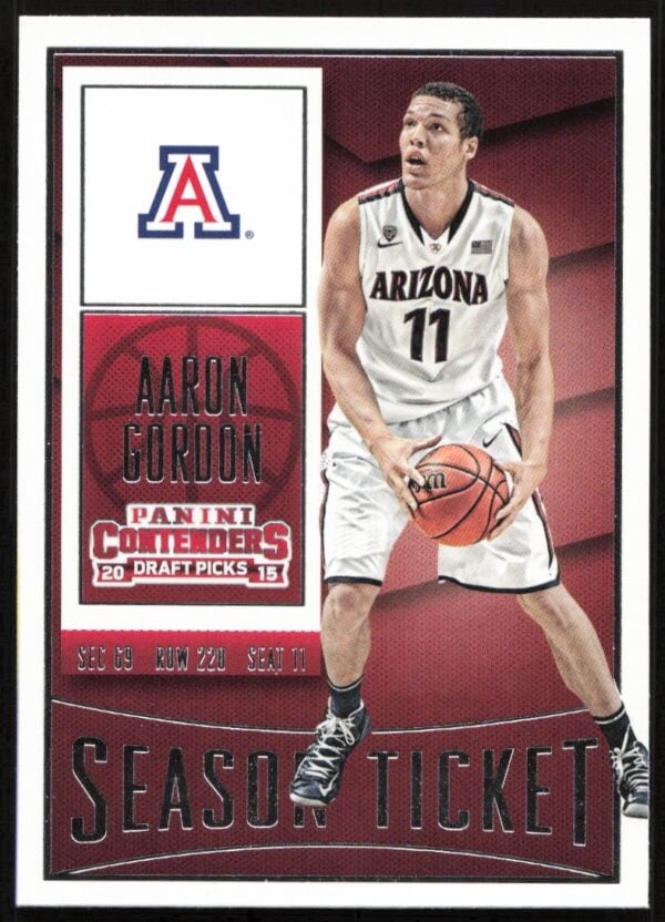 2015-16 Panini Contenders Draft Picks Aaron Gordon #2 (Front)