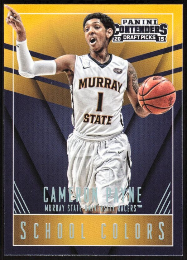 2015-16 Panini Contenders Draft Picks Cameron Payne School Colors #7 (Front)