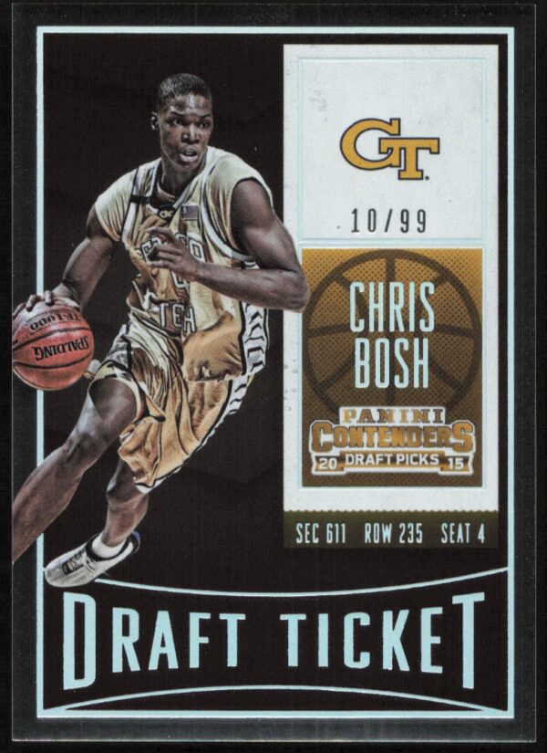 2015-16 Panini Contenders Draft Picks Chris Bosh Draft Ticket #18 (/99) (Front)