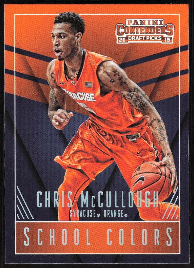 2015-16 Panini Contenders Draft Picks Chris McCullough School Colors #8 (Front)