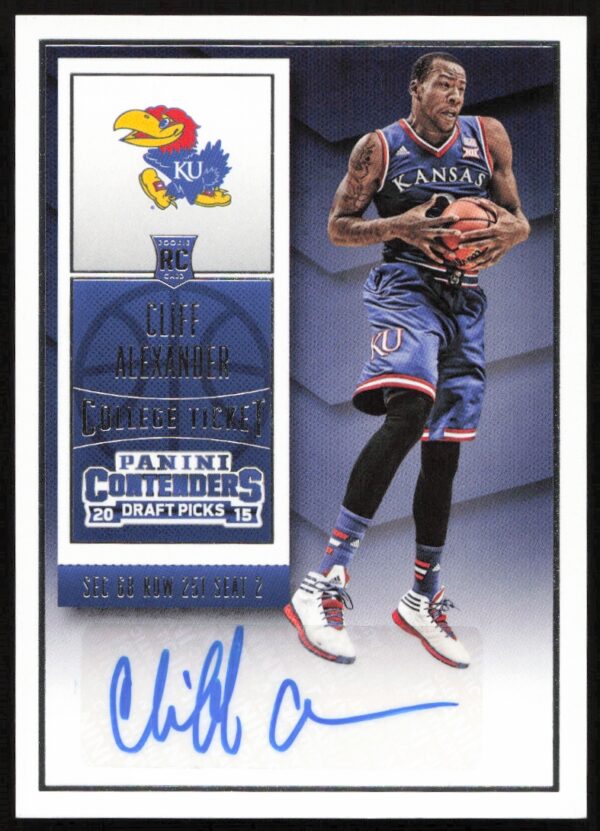 2015-16 Panini Contenders Draft Picks Cliff Alexander #111 (Auto) (Front)