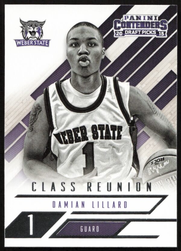 2015-16 Panini Contenders Draft Picks Damian Lillard Class Reunion #6 (Front)