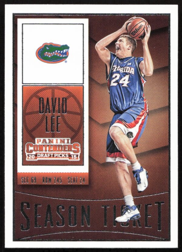 2015-16 Panini Contenders Draft Picks David Lee #22 (Front)