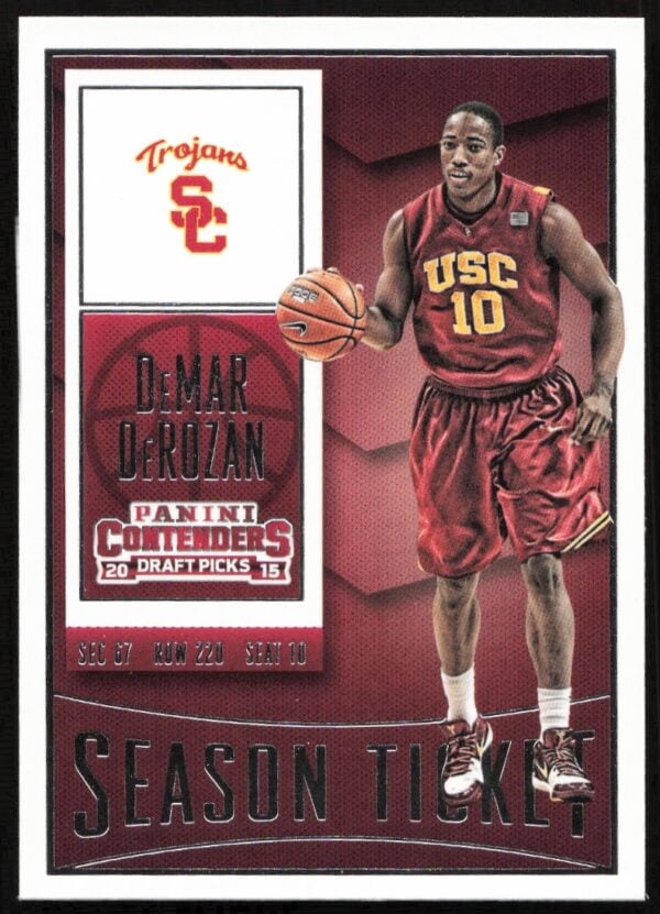 2015-16 Panini Contenders Draft Picks DeMar DeRozan #24 (Front)