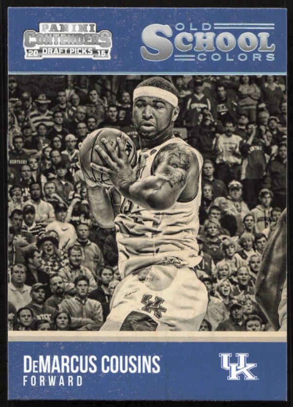 2015-16 Panini Contenders Draft Picks DeMarcus Cousins Old School Colors #8 (Front)