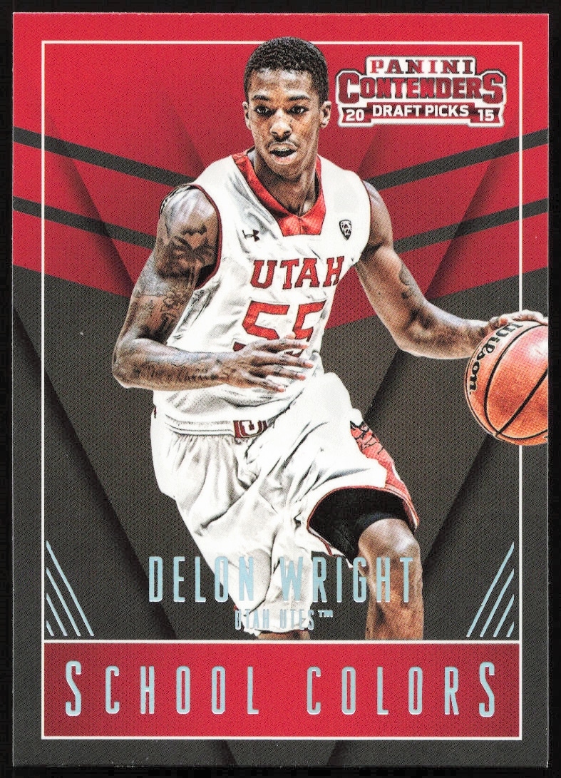 2015-16 Panini Contenders Draft Picks Delon Wright School Colors #14 (Front)