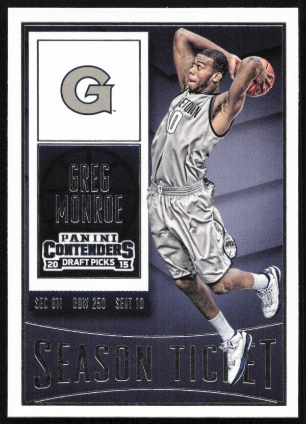 2015-16 Panini Contenders Draft Picks Greg Monroe #35 (Front)