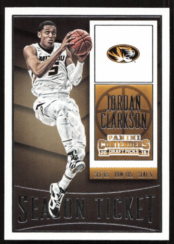 2015-16 Panini Contenders Draft Picks Jordan Clarkson #50 (Front)