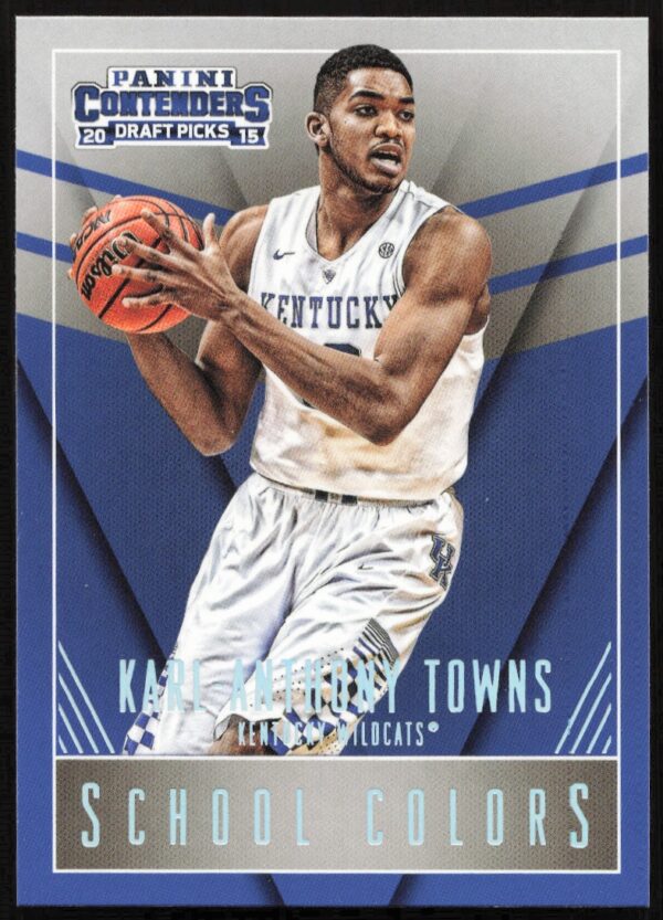 2015-16 Panini Contenders Draft Picks Karl-Anthony Towns School Colors #24 (Front)