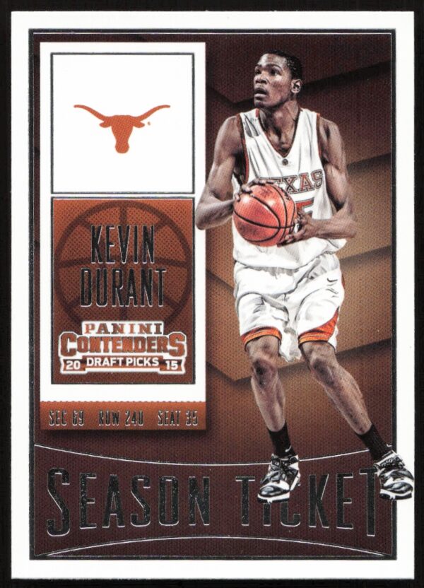 2015-16 Panini Contenders Draft Picks Kevin Durant #57 (Front)