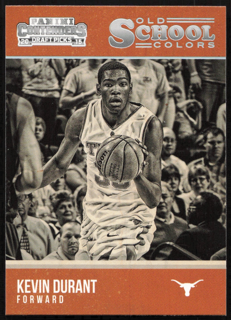 2015-16 Panini Contenders Draft Picks Kevin Durant Old School Colors #18 (Front)