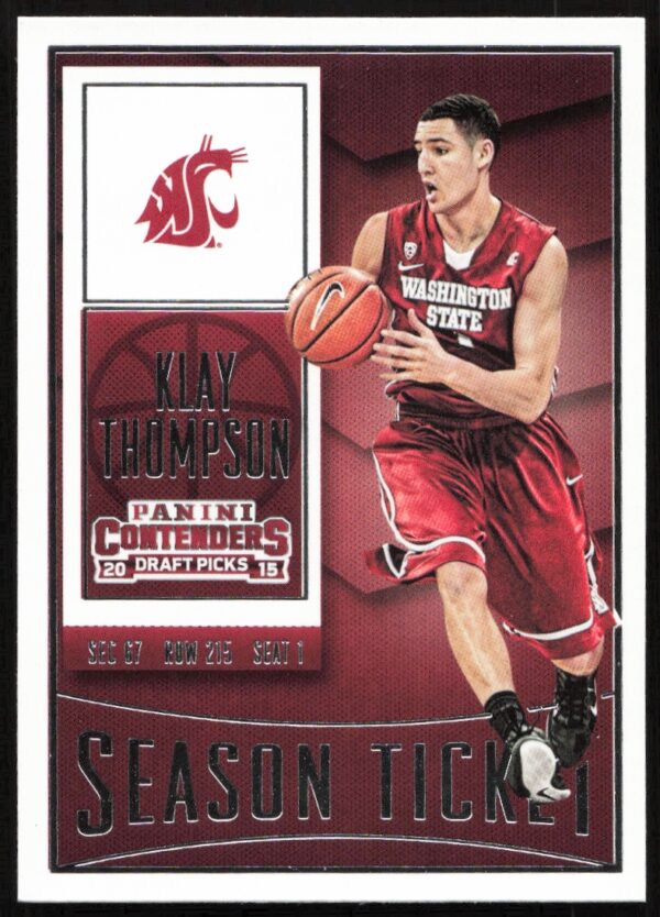 2015-16 Panini Contenders Draft Picks Klay Thompson #61 (Front)