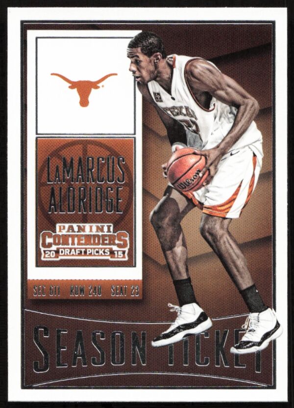 2015-16 Panini Contenders Draft Picks LaMarcus Aldridge #64 (Front)