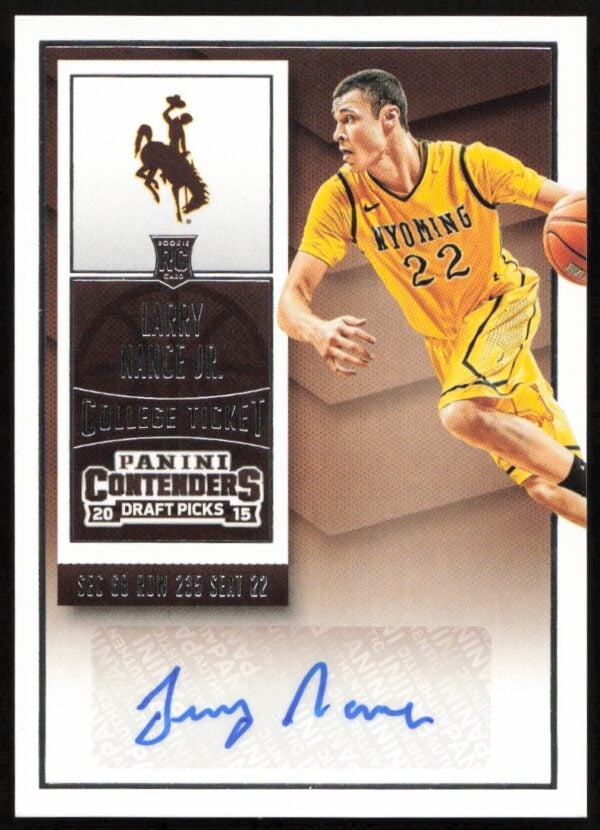 2015-16 Panini Contenders Draft Picks Larry Nance Jr. #145 (Auto) (Front)