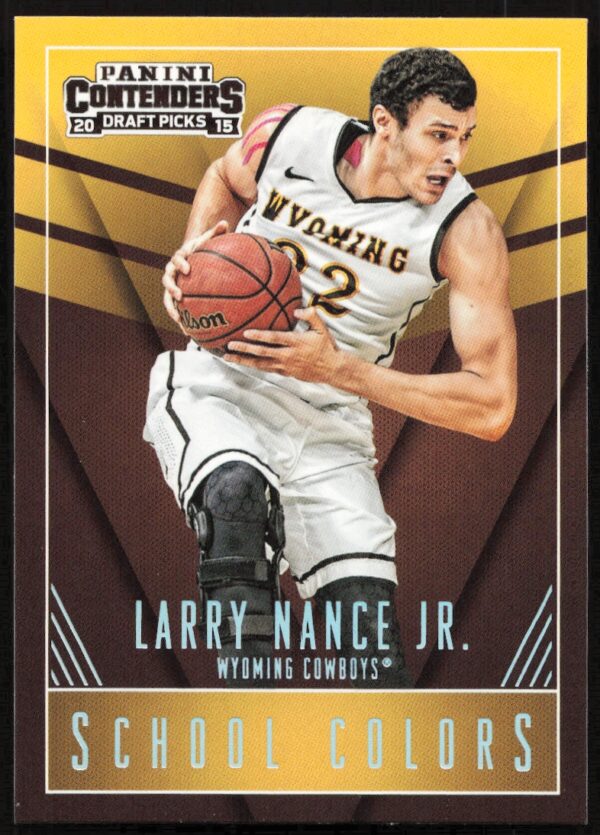 2015-16 Panini Contenders Draft Picks Larry Nance Jr. School Colors #49 (Front)