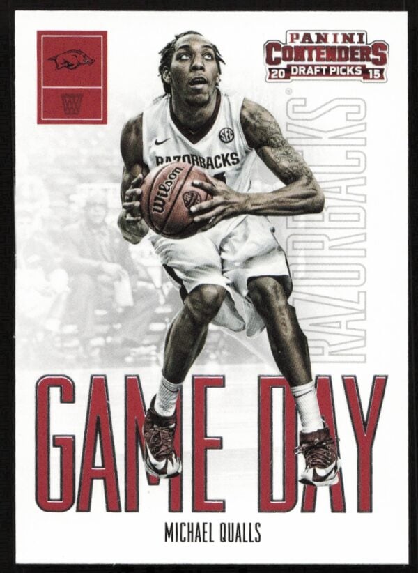 2015-16 Panini Contenders Draft Picks Michael Qualls Game Day #27 (Front)