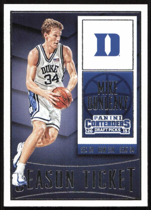 2015-16 Panini Contenders Draft Picks Mike Dunleavy Jr. #73 (Front)