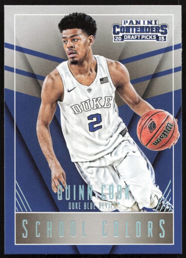 2015-16 Panini Contenders Draft Picks Quinn Cook School Colors #34 (Front)