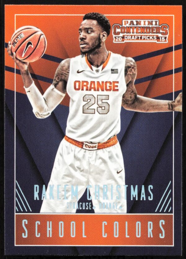 2015-16 Panini Contenders Draft Picks Rakeem Christmas School Colors #36 (Front)