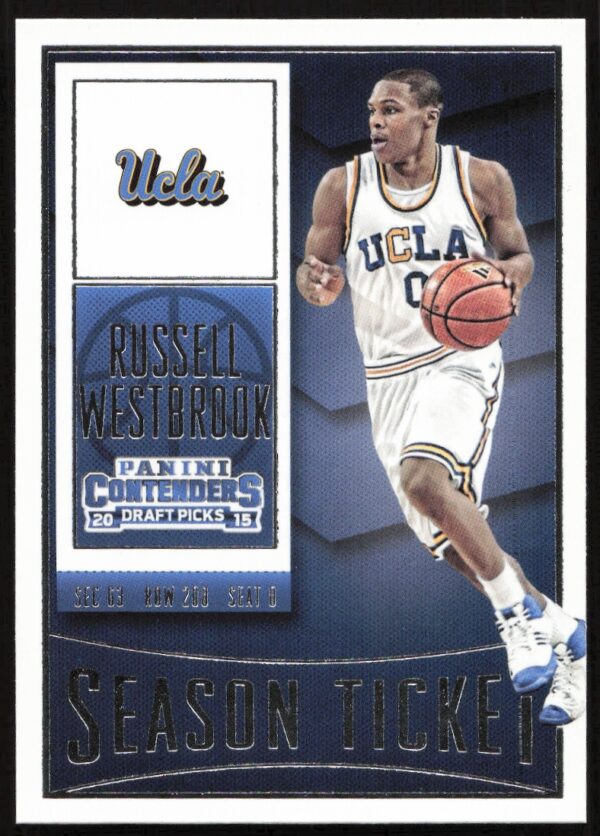 2015-16 Panini Contenders Draft Picks Russell Westbrook #85 (Front)