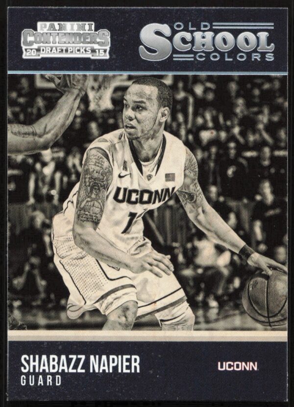 2015-16 Panini Contenders Draft Picks Shabazz Napier Old School Colors #40 (Front)