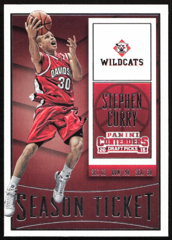 2015-16 Panini Contenders Draft Picks Stephen Curry #87 (Front)