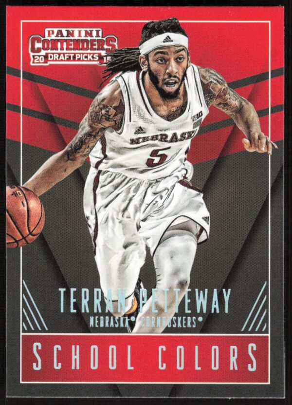 2015-16 Panini Contenders Draft Picks Terran Petteway School Colors #43 (Front)