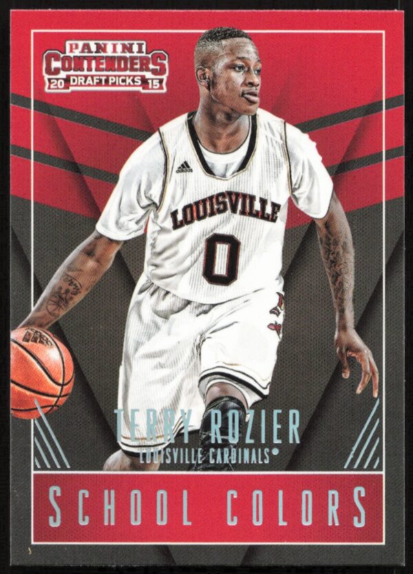 2015-16 Panini Contenders Draft Picks Terry Rozier School Colors #44 (Front)