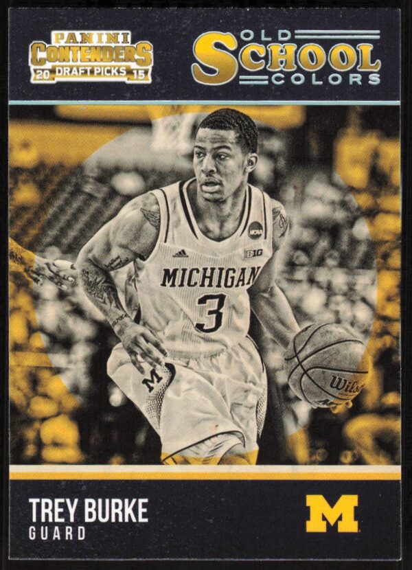 2015-16 Panini Contenders Draft Picks Trey Burke Old School Colors #41 (Front)