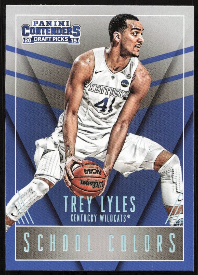 2015-16 Panini Contenders Draft Picks Trey Lyles School Colors #46 (Front)