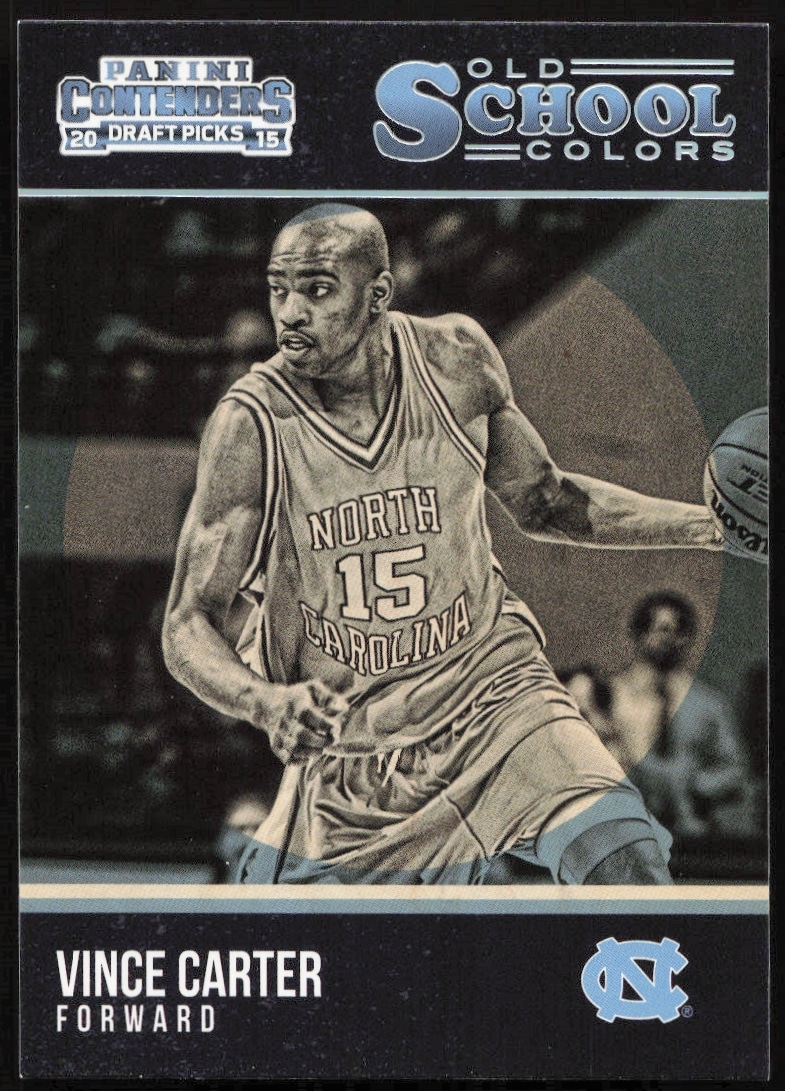 2015-16 Panini Contenders Draft Picks Vince Carter Old School Colors #42 (Front)