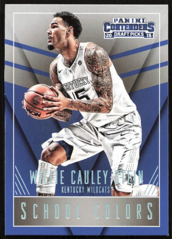 2015-16 Panini Contenders Draft Picks Willie Cauley-Stein School Colors #50 (Front)