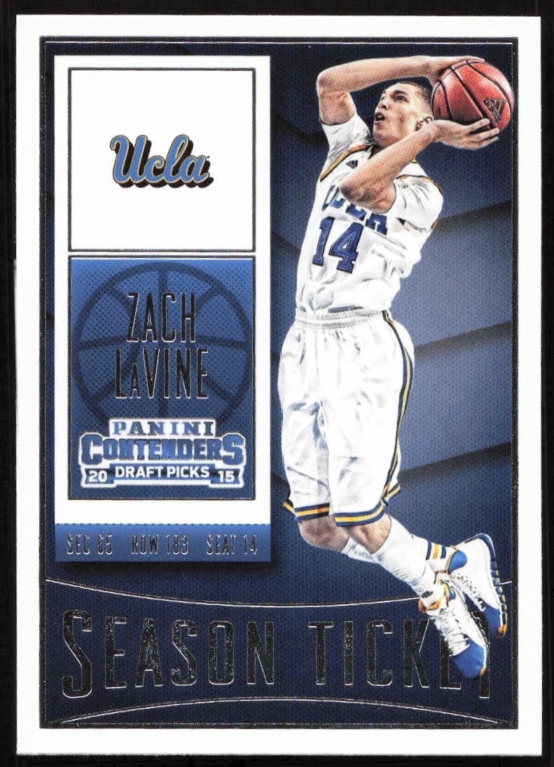 2015-16 Panini Contenders Draft Picks Zach LaVine #99 (Front)