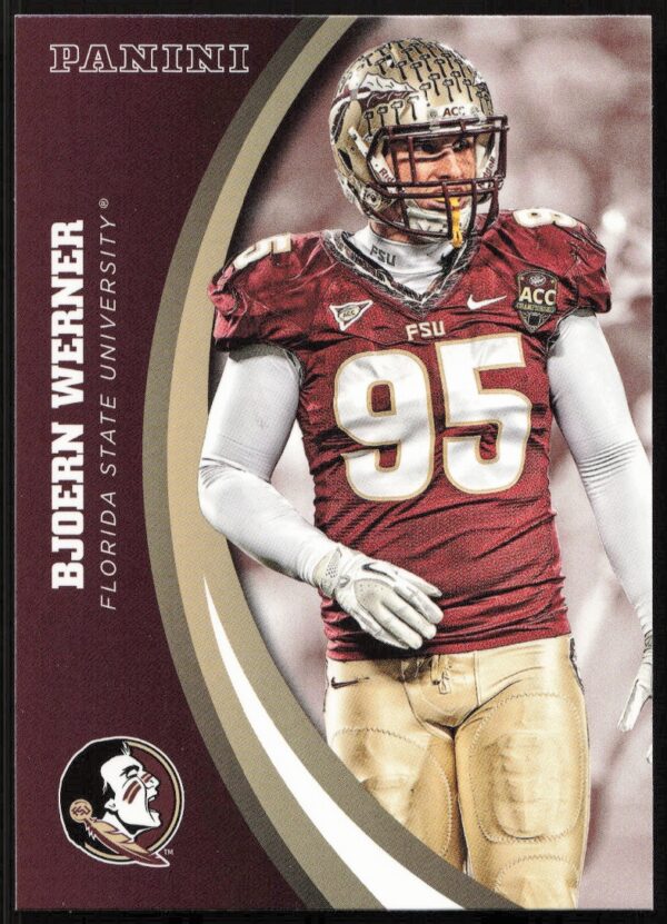 2015 Panini Florida State Seminoles Bjoern Werner #65 (Front)