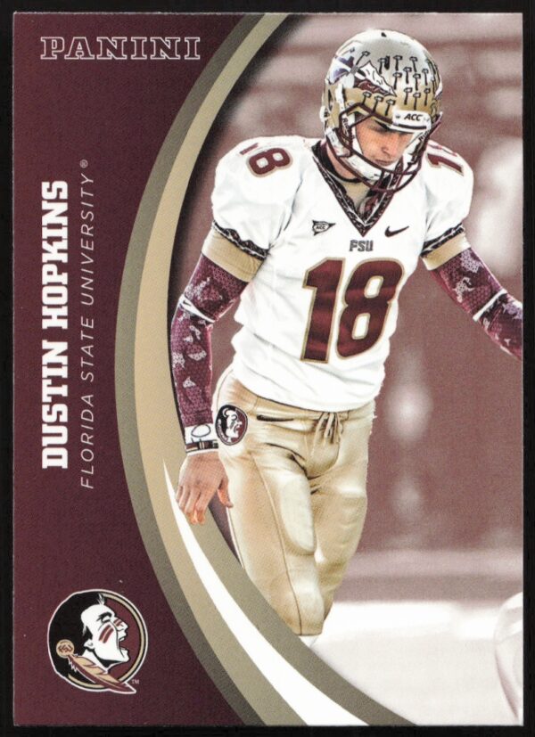 2015 Panini Florida State Seminoles Dustin Hopkins #20 (Front)